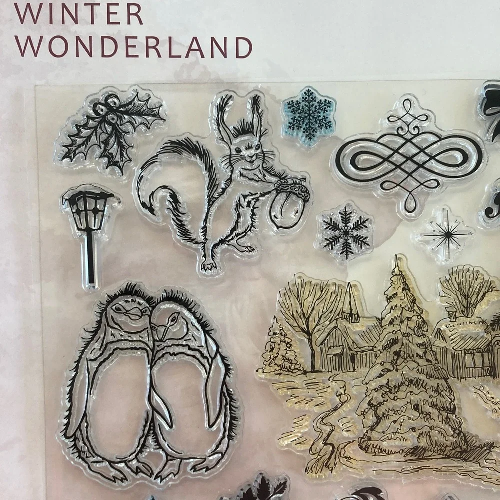Homemaker Rare Earth Winter Wonderland and Winter Wishes Stamp Sets